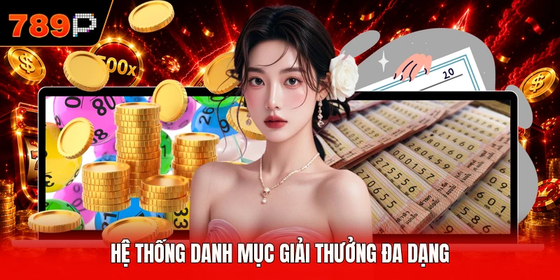 Hệ thống danh mục giải thưởng đa dạng